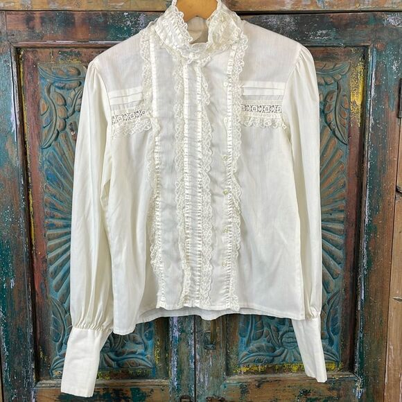 Vintage Gunnies Gunne Sax blouse - Picture 1 of 7